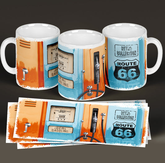 Gas Pump Themed Mug’s