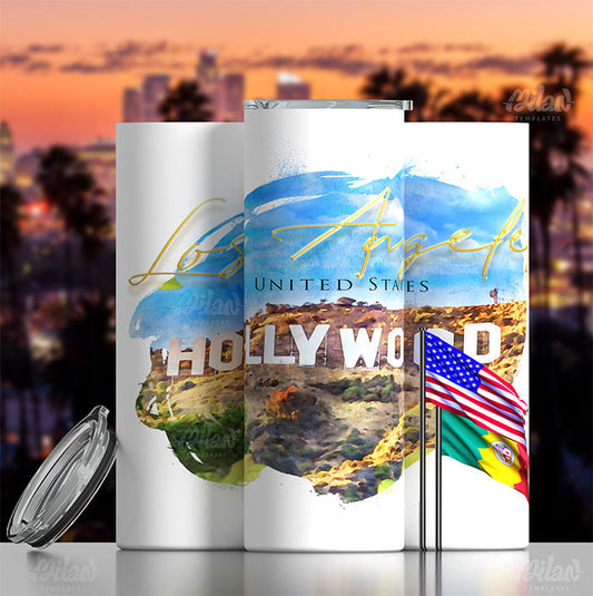 Los Angeles Themed Tumbler & Mug