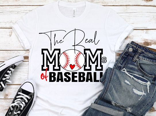 The Real Mom Of Baseball Tshirt