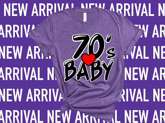 70,80 & 90s Baby Tshirts