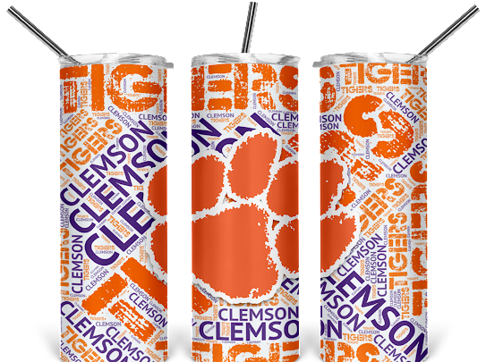 Clemson Tigers University Tumbler