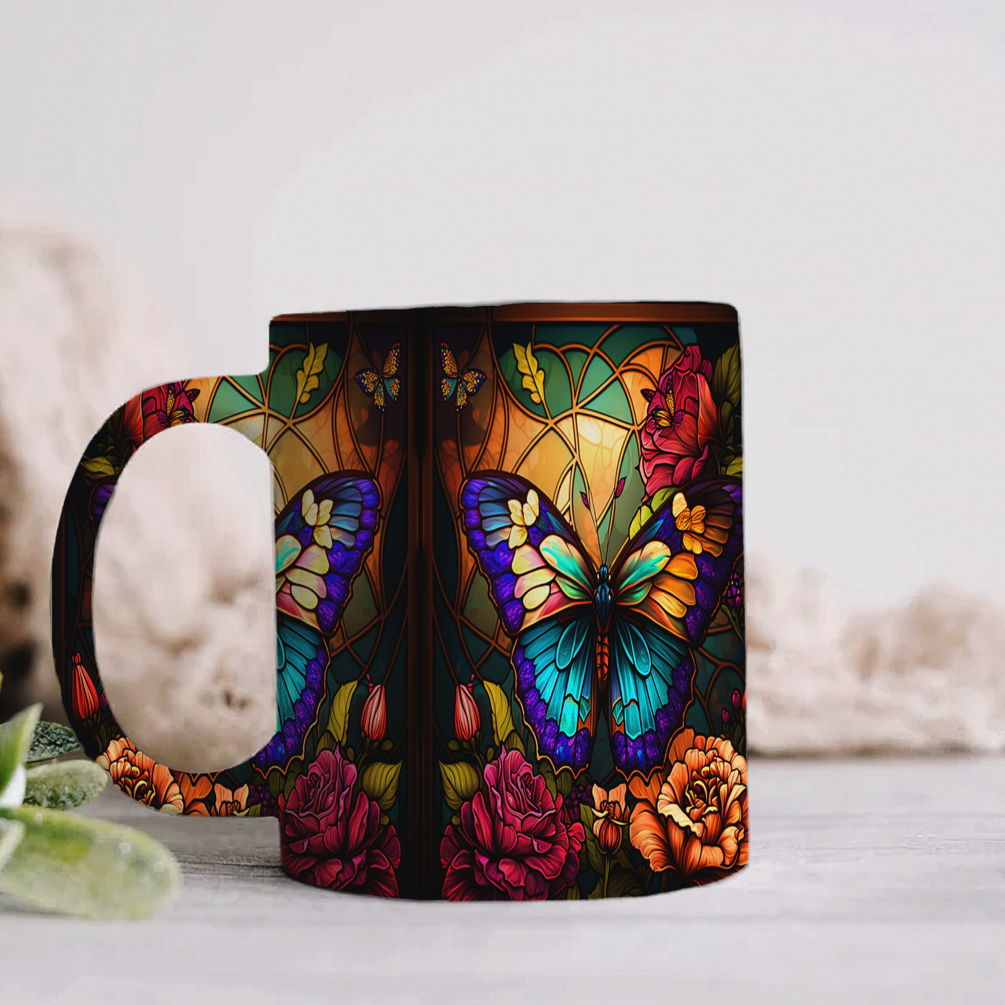 Butterfly Modeled Mug’s