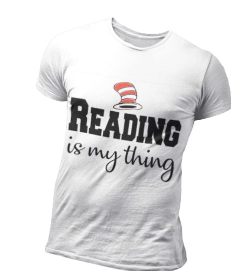 “Reading Is My Thing” Men’s, Teacher Shirt