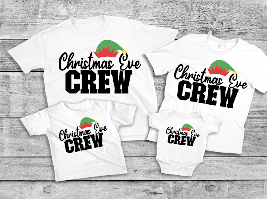 Christmas Eve Crew Family Tshirts