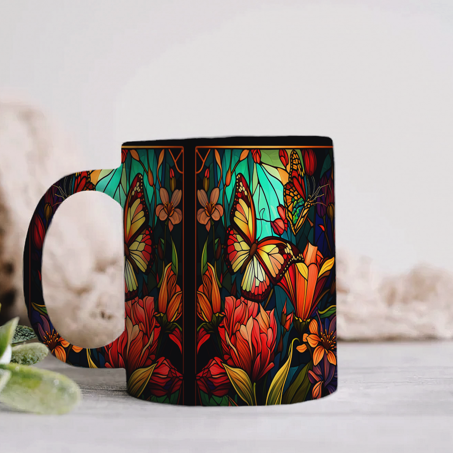 Butterfly Modeled Mug’s