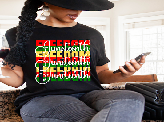 “Juneteenth Freedom” Tshirts