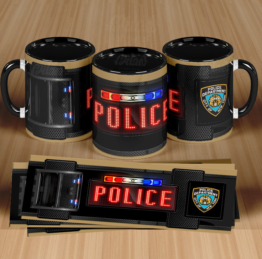 Custom Police Tumbler & Mug