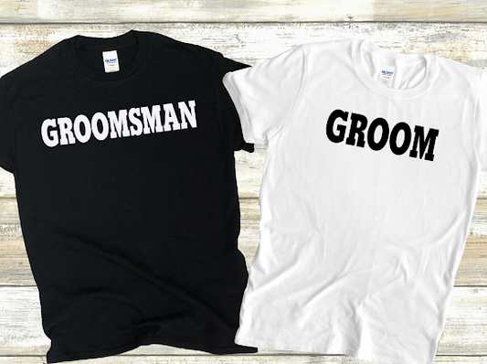 Men’s Groom & Groomsman Tshirts