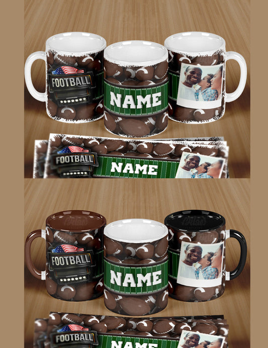 Custom Football Men’s Mugs