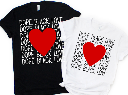 “Dope Black Love” Couples Tshirt