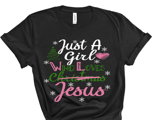 “A Girl Who Loves Jesus” Tshirt