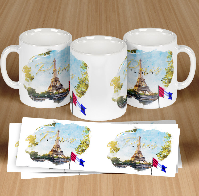 France Themed Tumbler & Mug