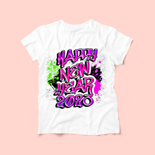 Purple & Fuchsia New Year Tshirt