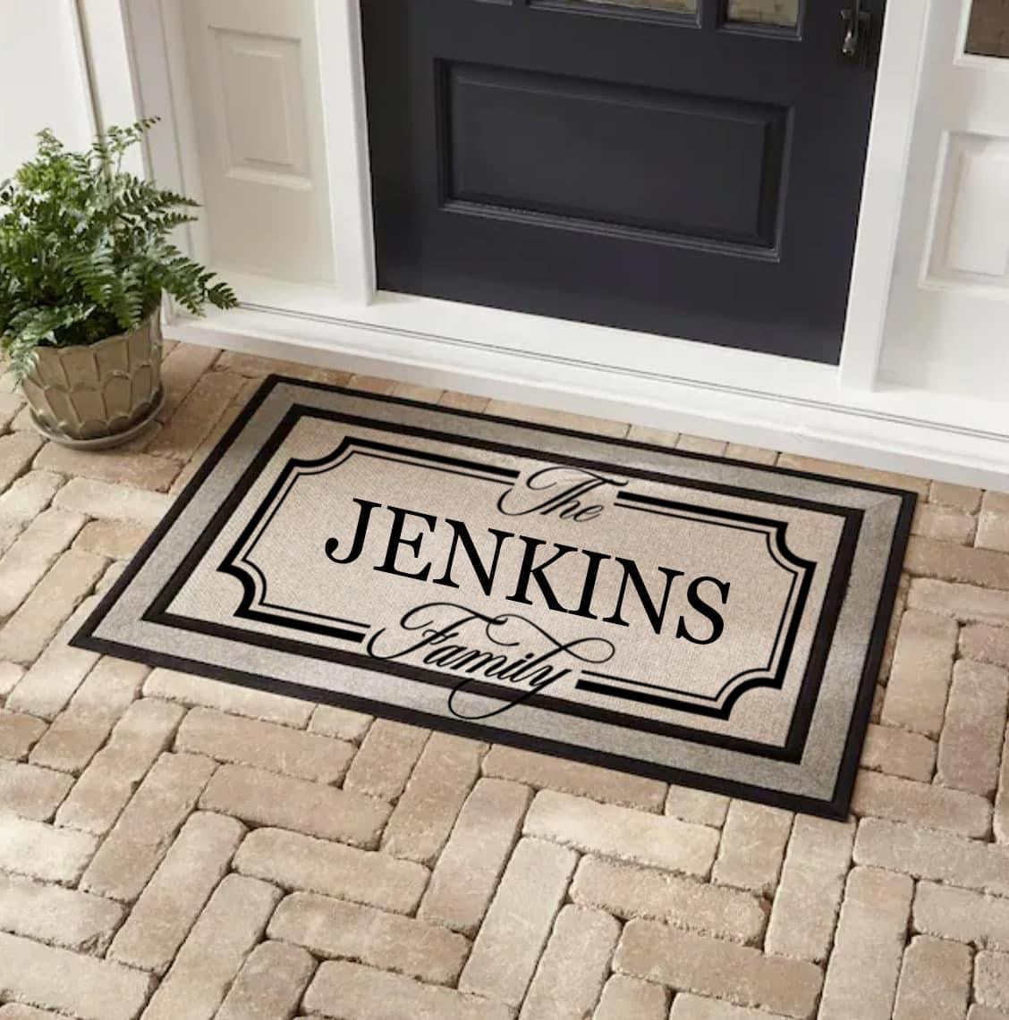 Custom Name Door Mat