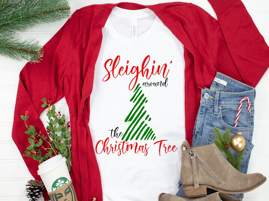 Sleigh’n Around The Christmas Tree Tshirt