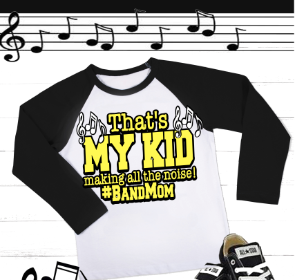 Proud Band Mom Tshirt