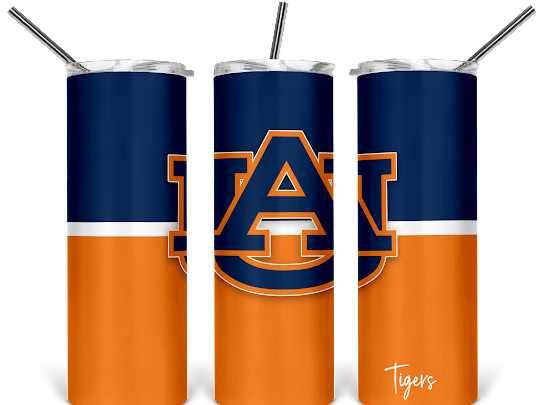 Aubie University Styled Tumbler