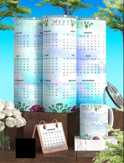 2023 Calendar Tumblers Only