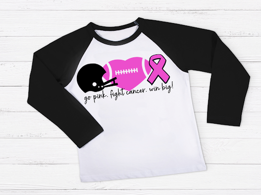 “Go Pink” Breast Cancer Tee