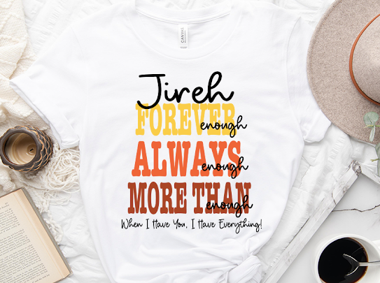 “Jireh Forever” Ombre Tshirts