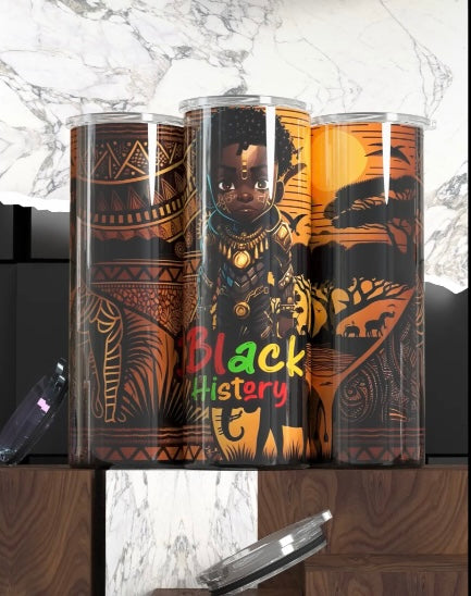 Little Boys Black History Tumblers