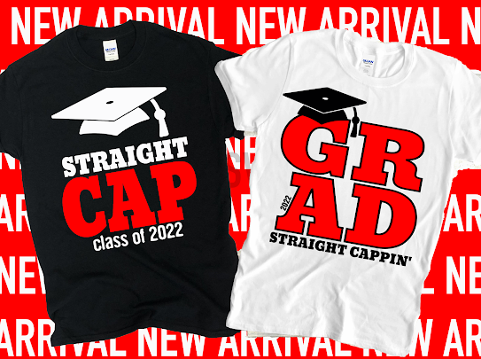 Custom Seniors “Straight Cap” Tshirts