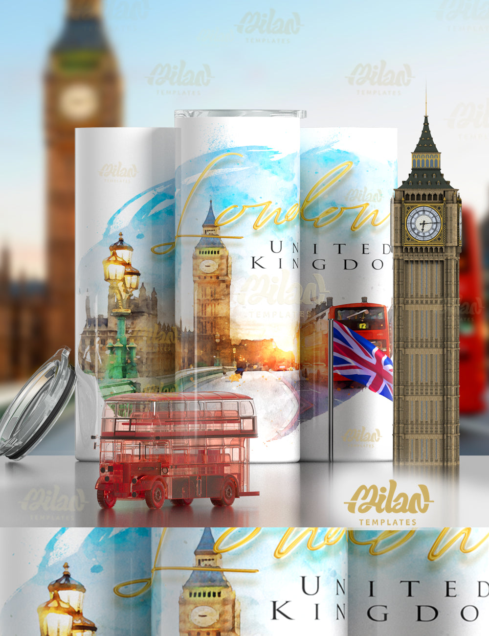 London Themed Tumbler