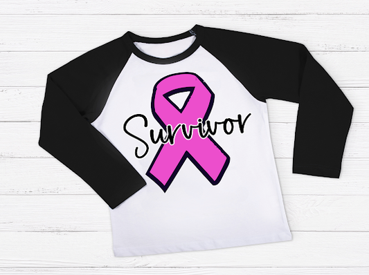 Breast Cancer Survivor Long Sleeve Tee