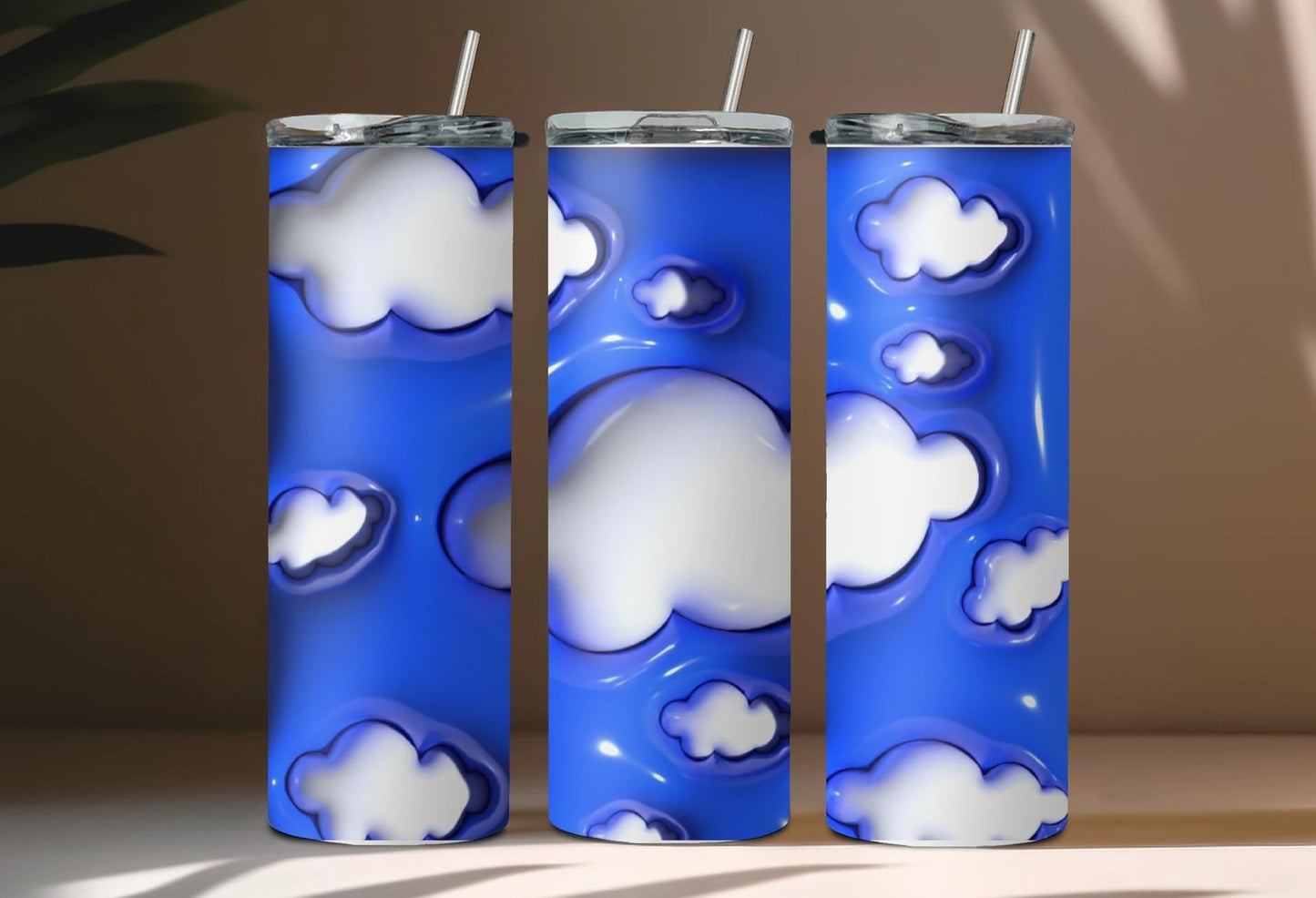 Kids 3D Clouds Tumbler