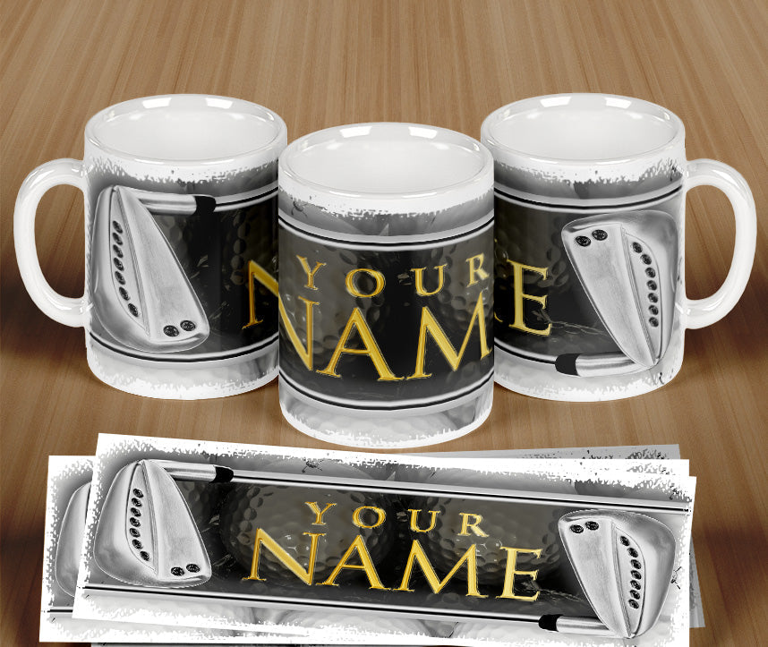 Custom Golf Puck Mug