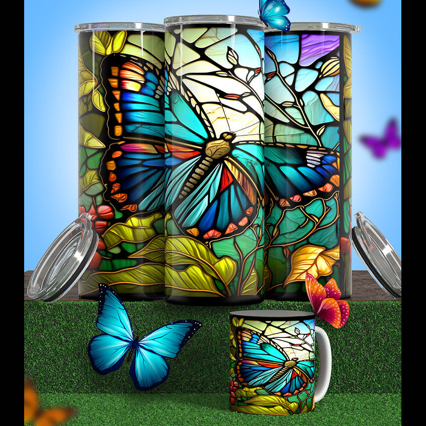 Butterfly Modeled Tumbler’s