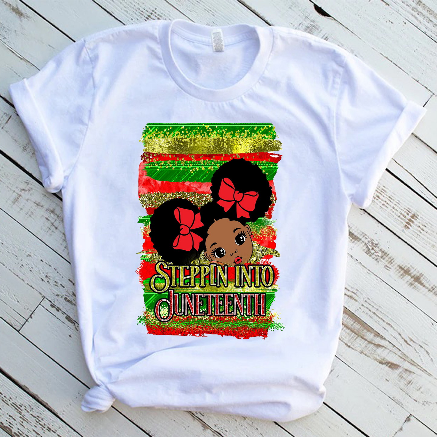 Little Girls Juneteenth Tshirt