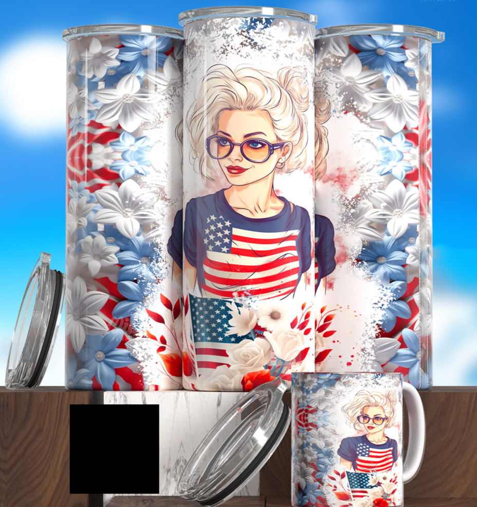 Women 4th Of July Tumblers