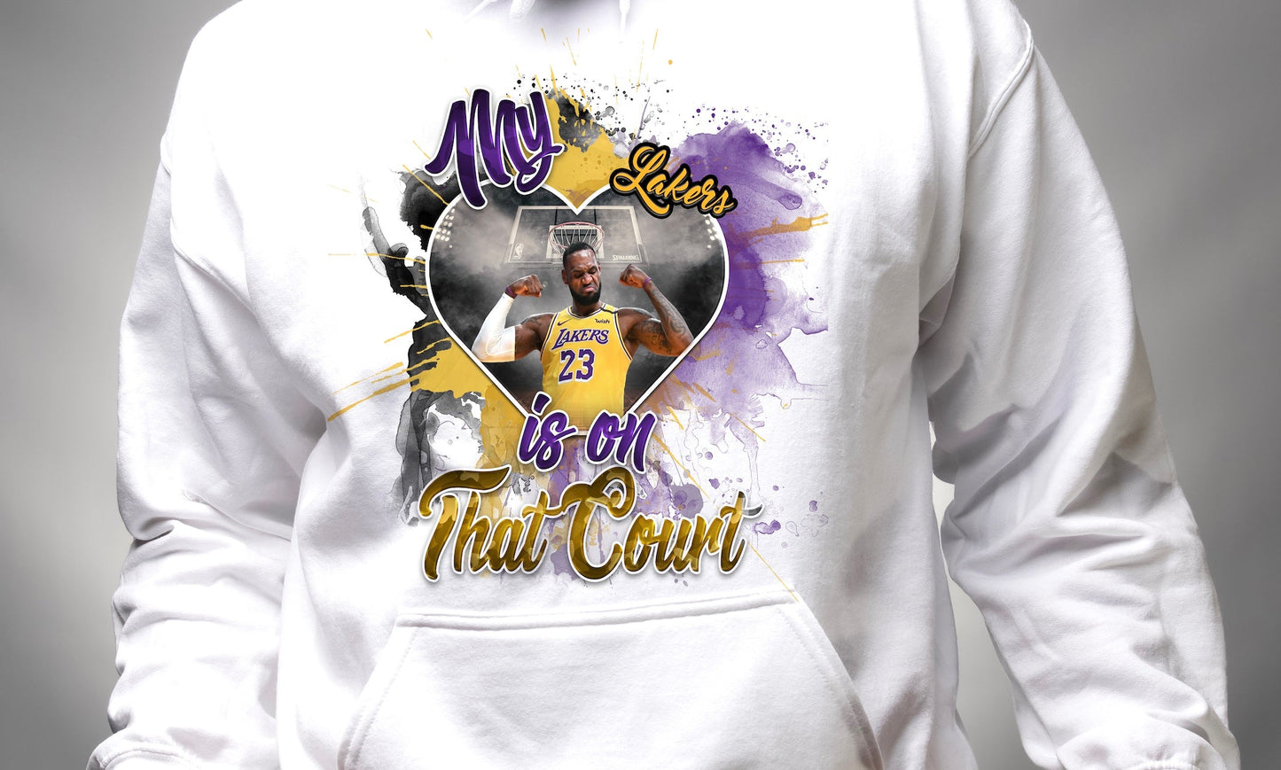 Custom Center Designed "My Team Is On That Field" Hoodie