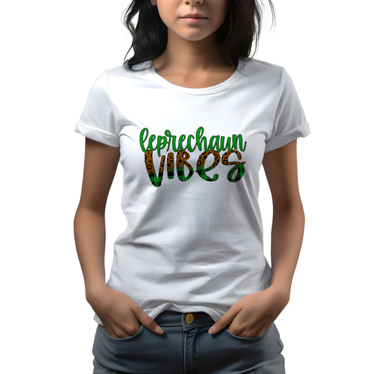 "Leprechaun Vibes" St. Patrick's Day Tshirt