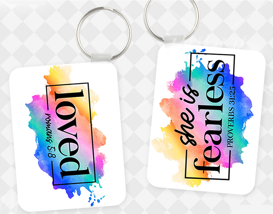 Inspirational Scriptures Keychains