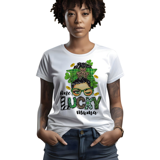 "One Lucky Mama" St. Patrick's Day Tshirt