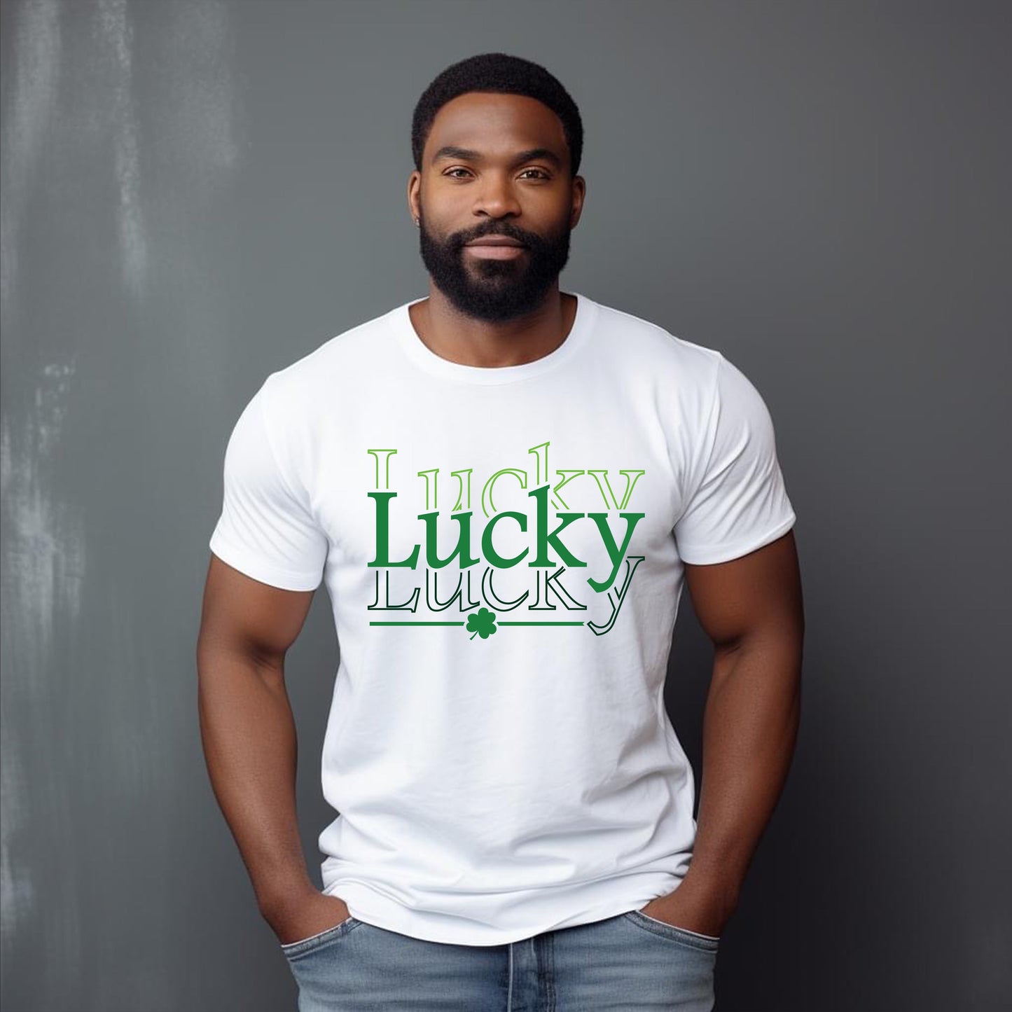 St. Patrick's Mens "Lucky " Tshirt