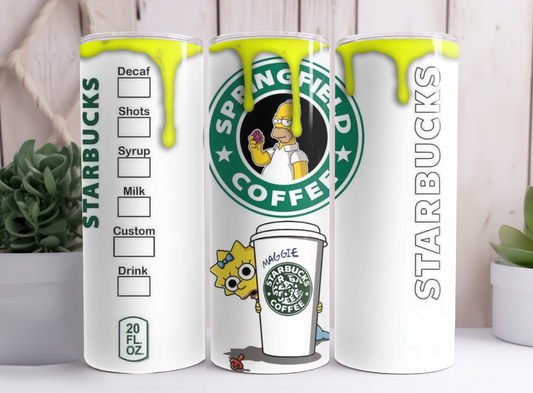 The Simpson Starbucks Tumbler