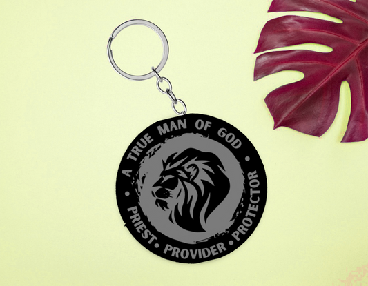 "Man Of God" Keychain