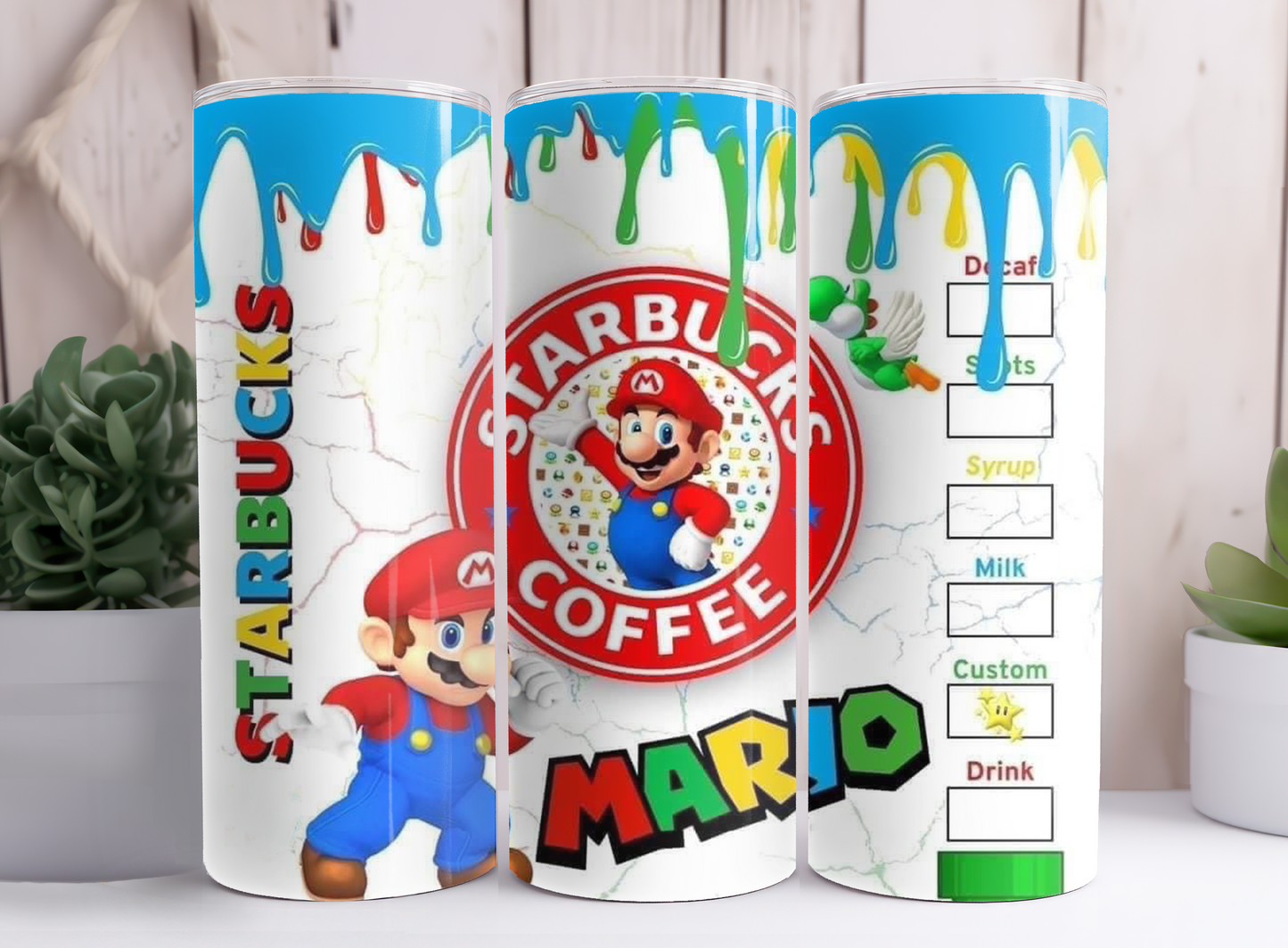 Mario Starbucks Tumbler