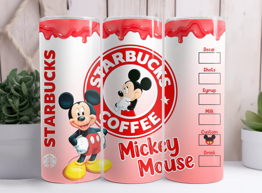 Mickey Starbucks Styled Tumbler