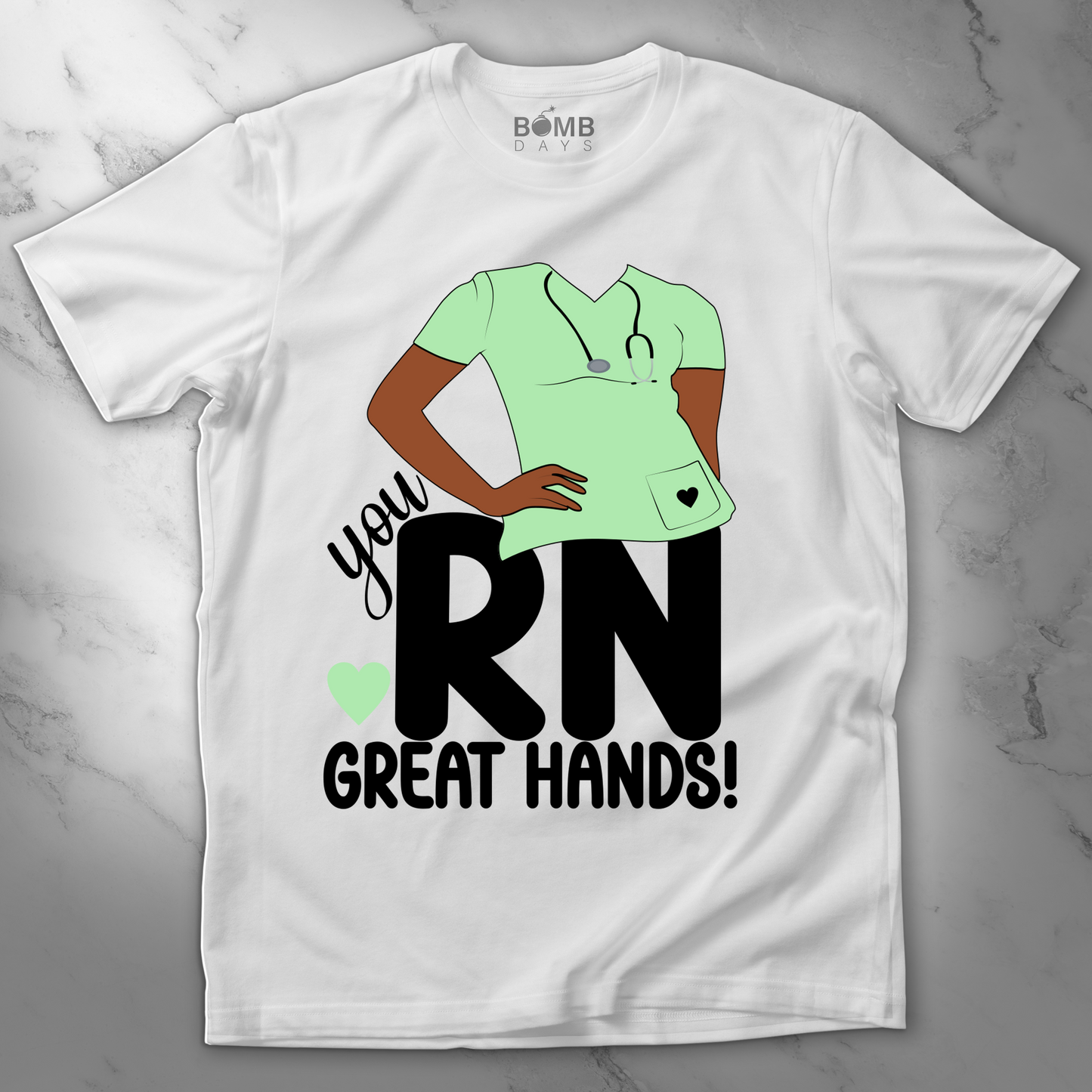 " You're N Good Hands" Registered Nurse Tshirts