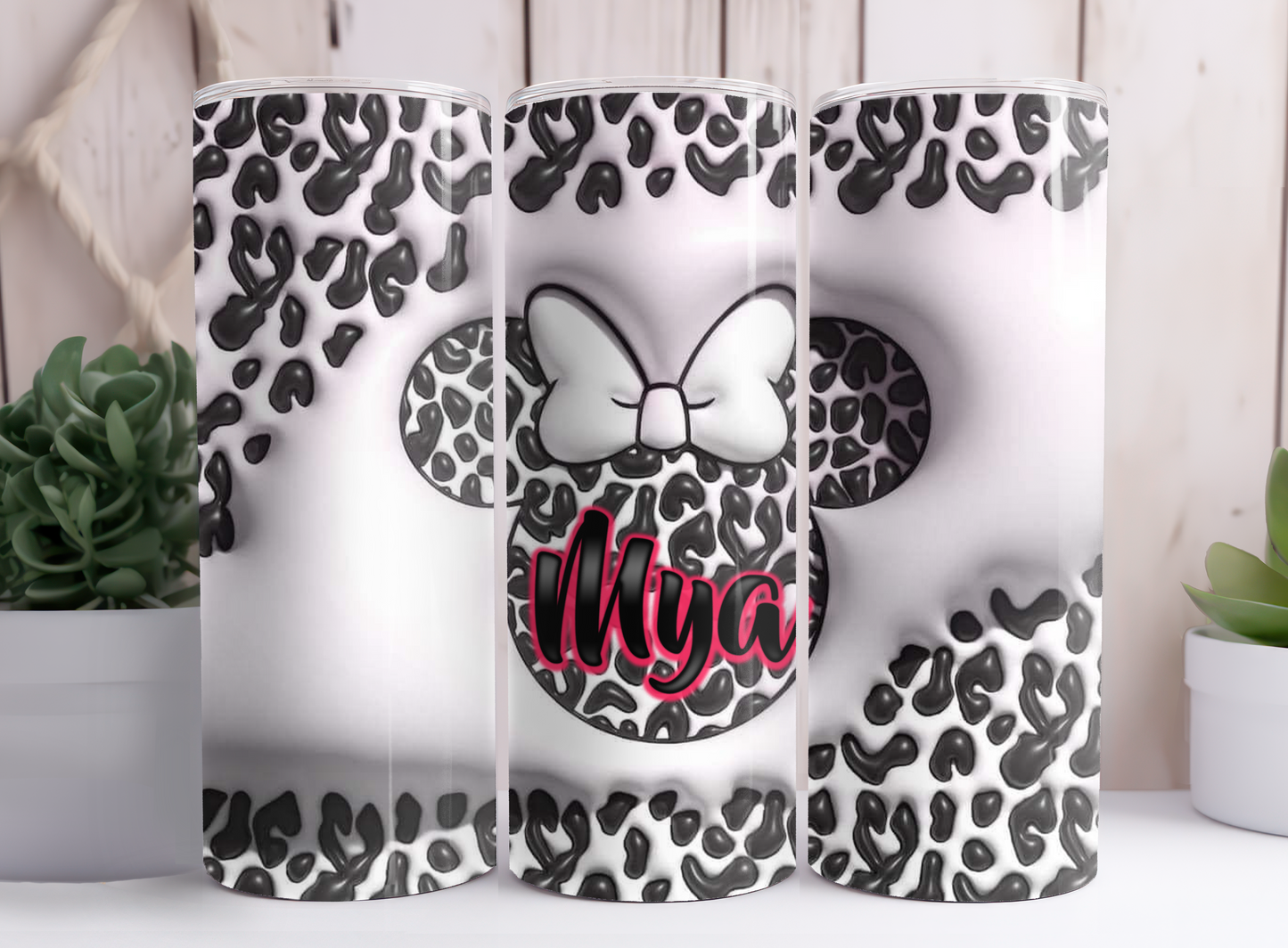 Custom Minnie Designed Tumbler