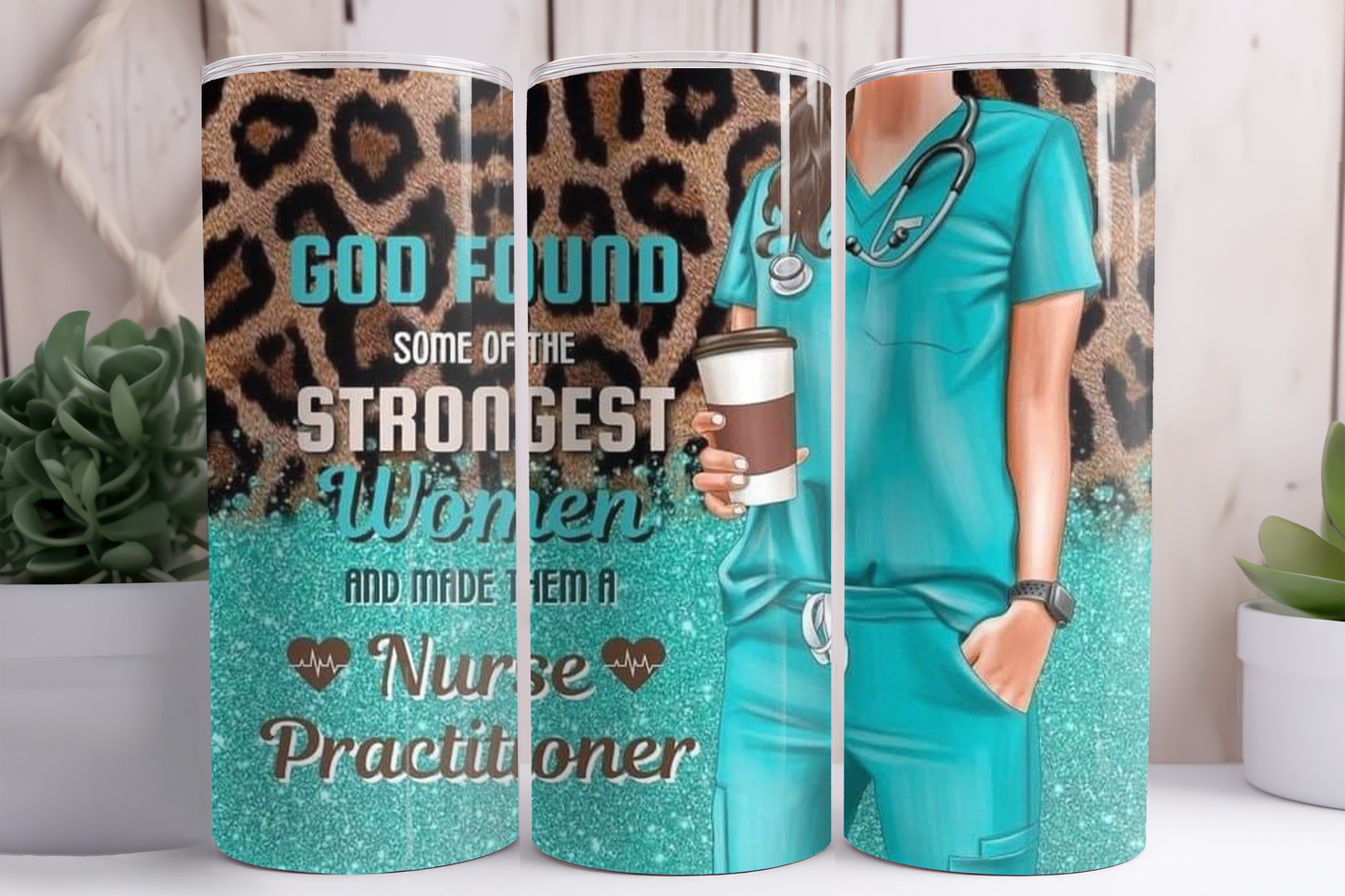 Cheetah Nurse Practitioner Tumbler