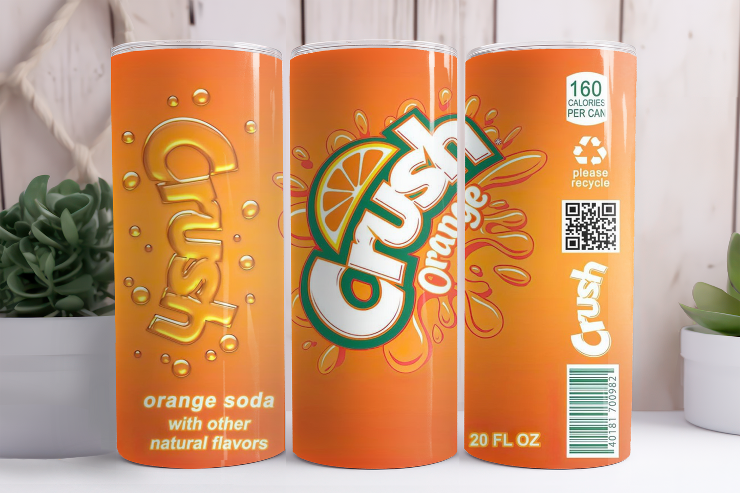 Orange Crush Styled Tumbler