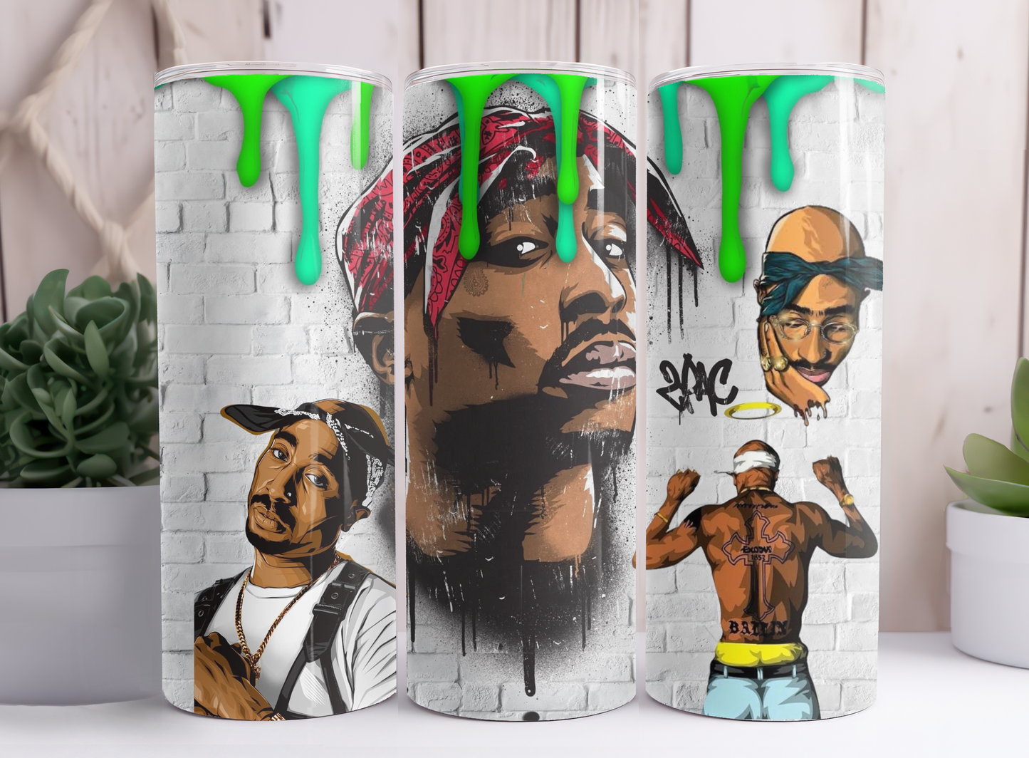 Men's 2Pac Styled Tumbler