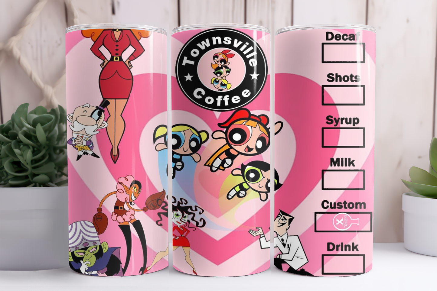 Power Puff Girls Starbucks Tumbler