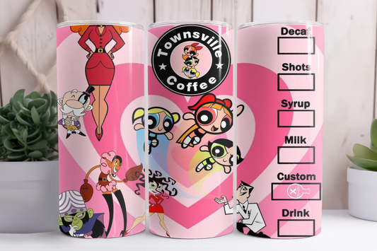 Power Puff Girls Starbucks Tumbler