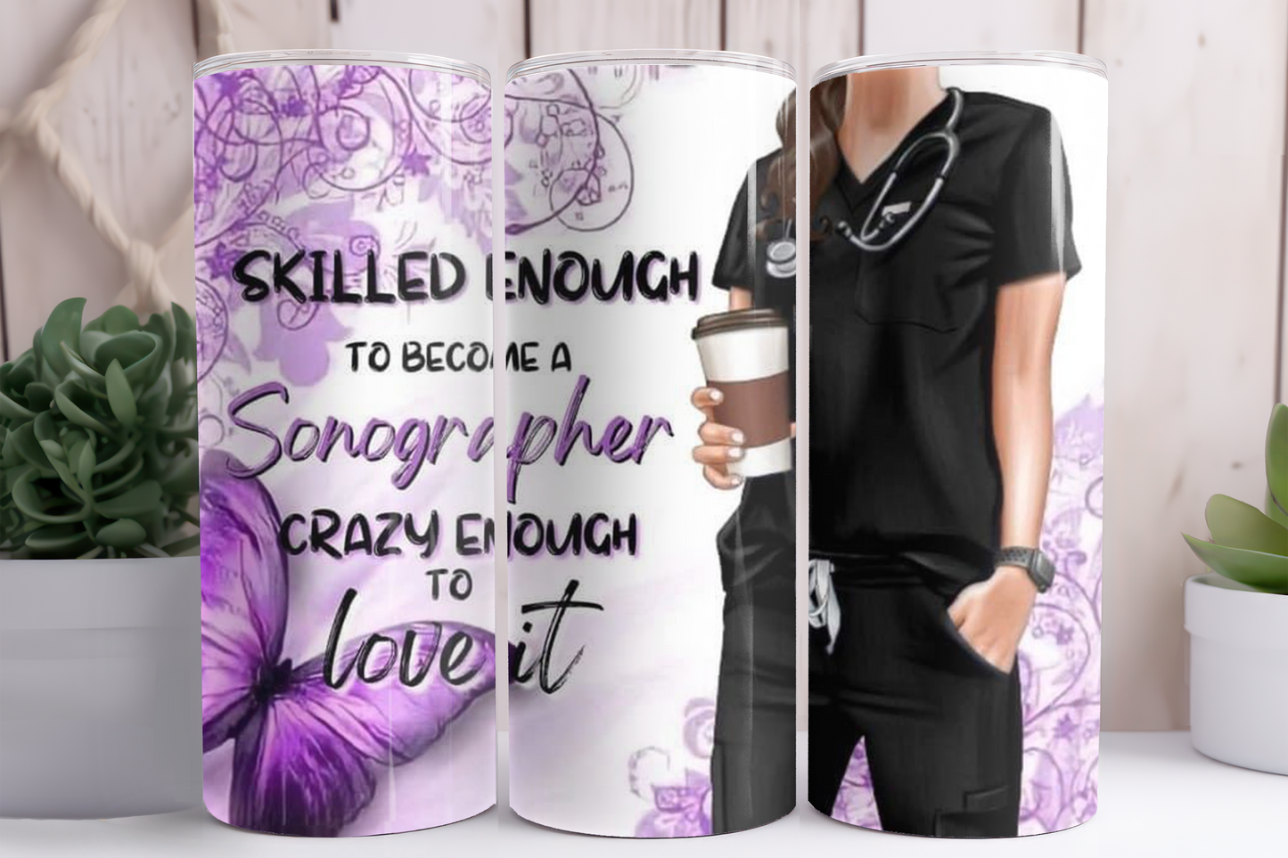 Sonographer Styled Tumbler